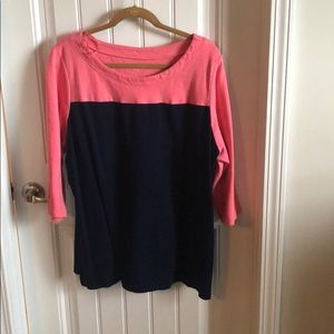 Thick cotton 3/4 sleeve shirt